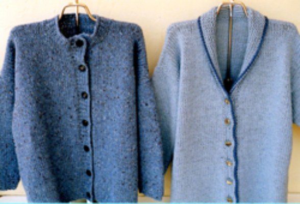 Ann Norling #13 Adult Basic Drop Shoulder Cardigan