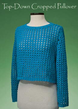 Top-Down Cropped Pullover 171 Vermont Fiber Pattern