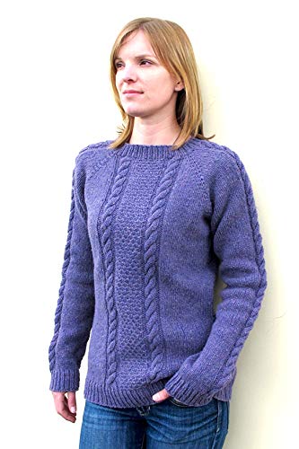 Beginner Cable Pullover 1305 Knitting Pure & Simple Pattern