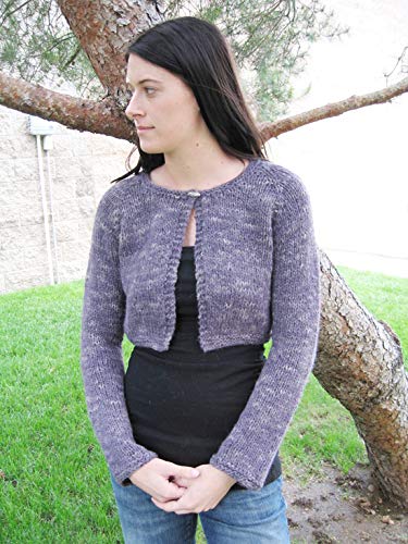 Neck Down Bulky Bolero 267 Knitting Pure & Simple