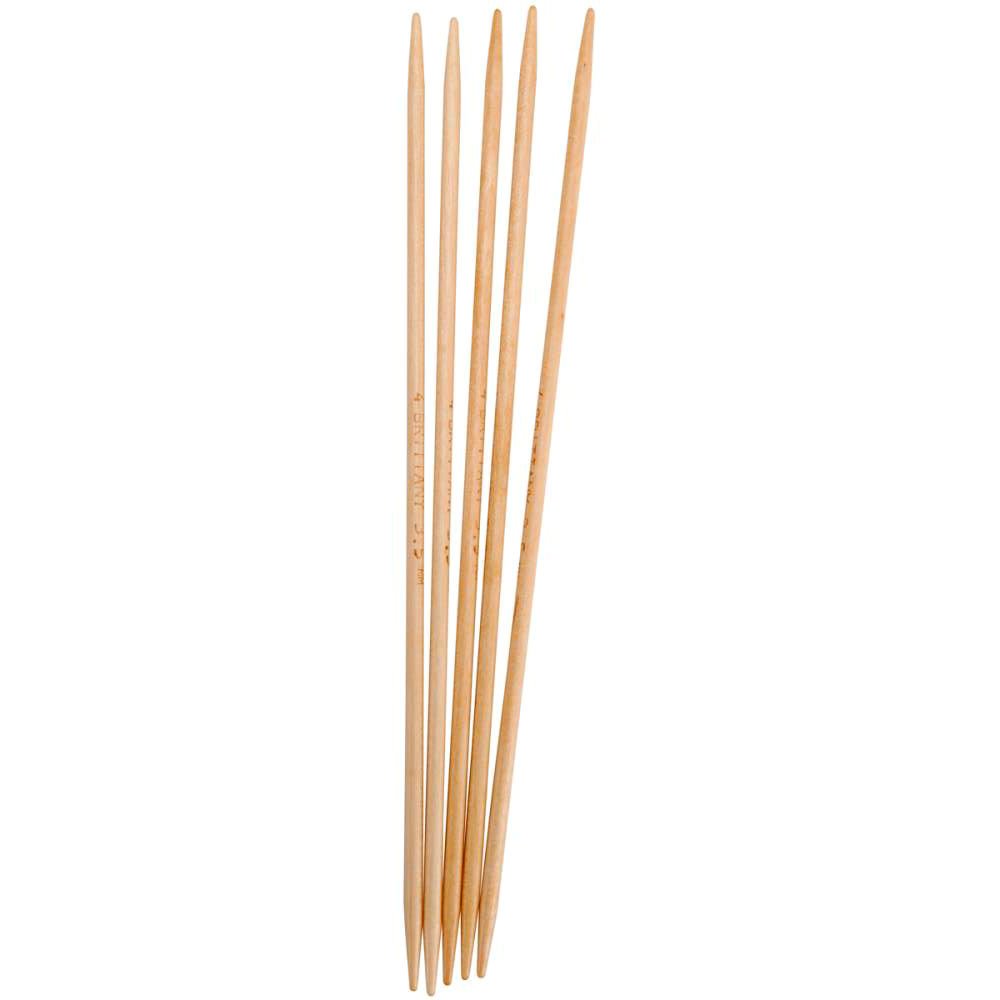 Brittany Double Point 7.5 inch (19cm) Knitting Needles (Set of 5)