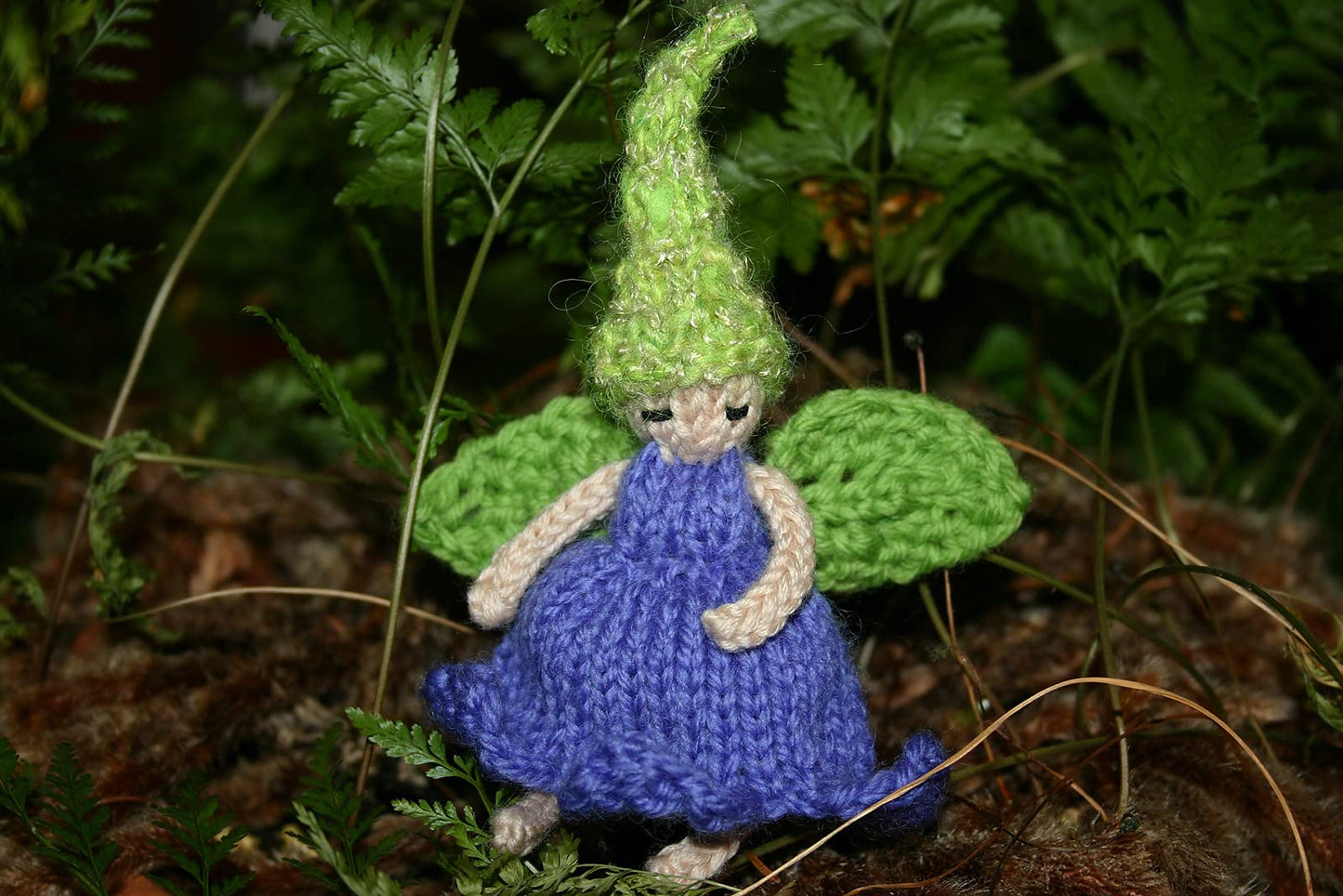 Canterbury Bells Flower Fairy Knitting Pattern