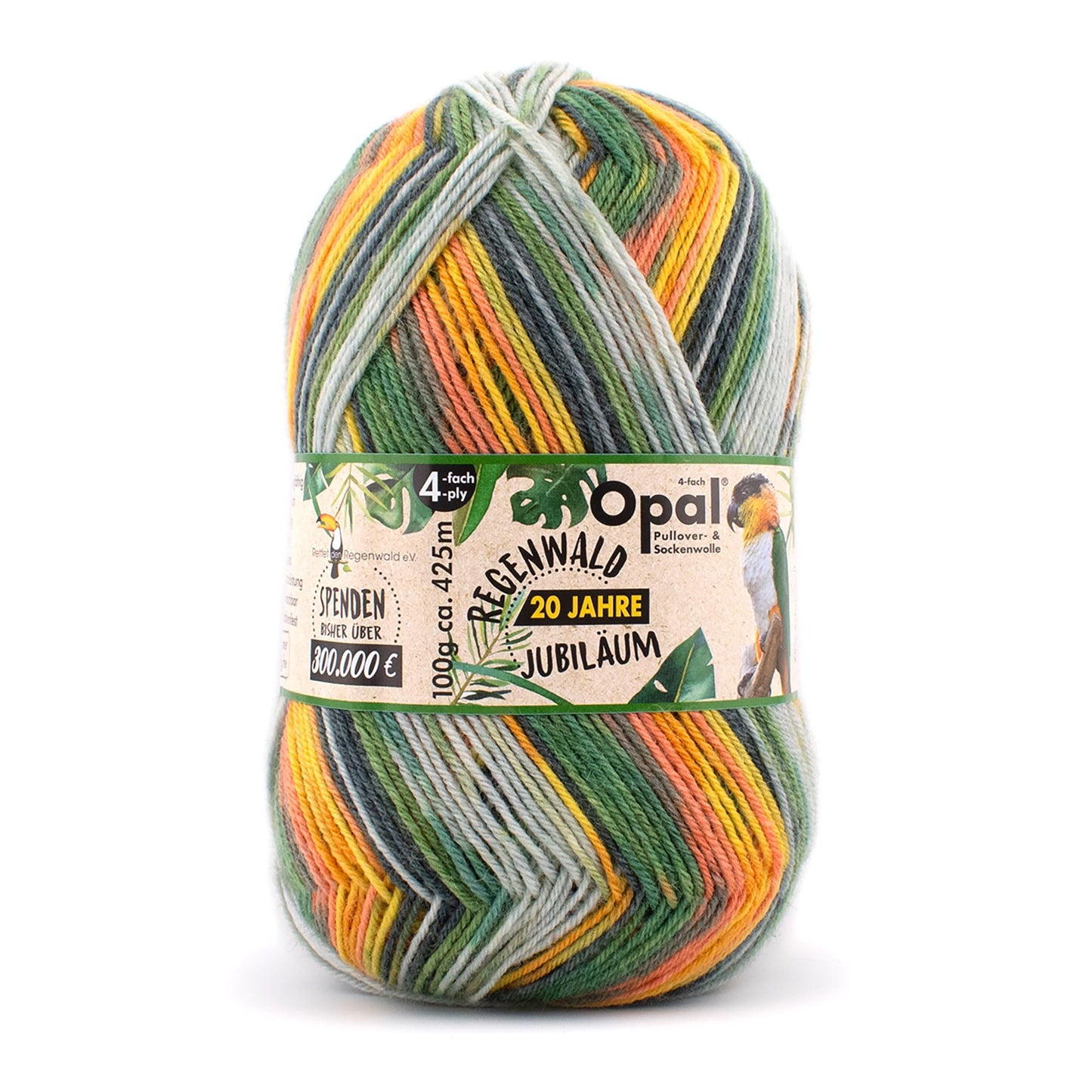 OPAL Sockengarn Regenwald 15, col. 9770, 4ply