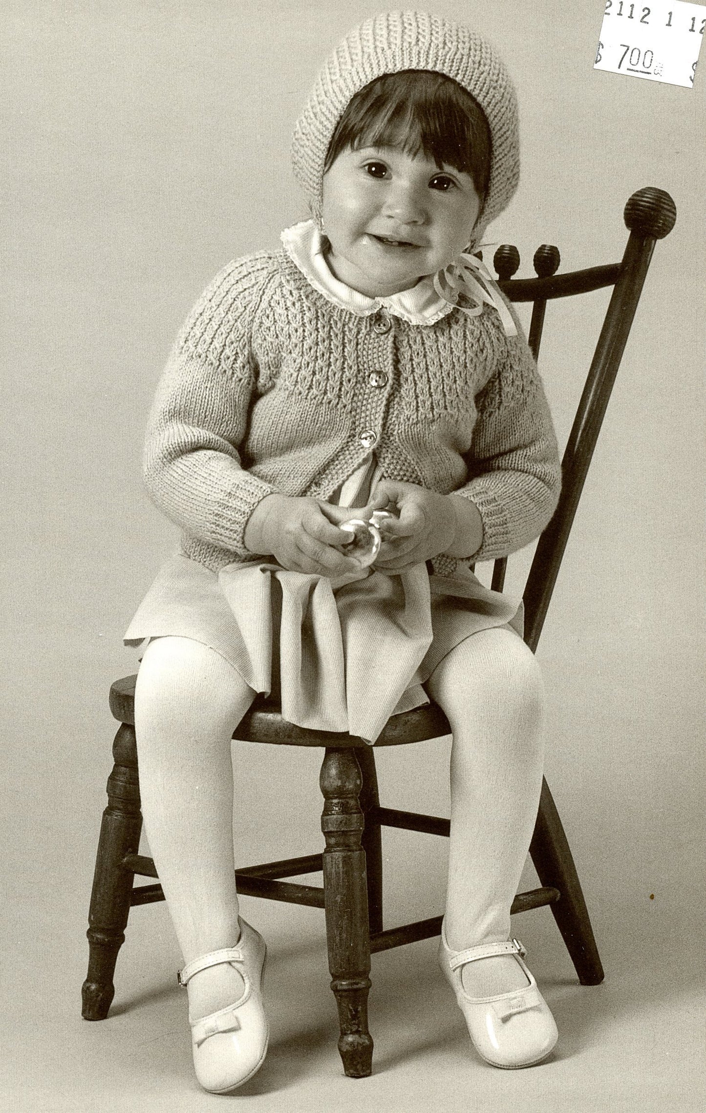 A Classic Straker Design Knitting Pattern #B770 - Baby Jennifer & Bonnet