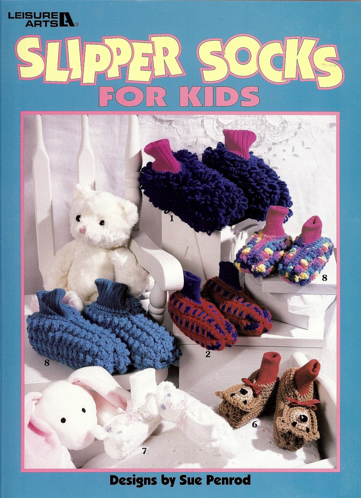 Slipper Socks For Kids (Leisure Arts #3035) Sue Penrod