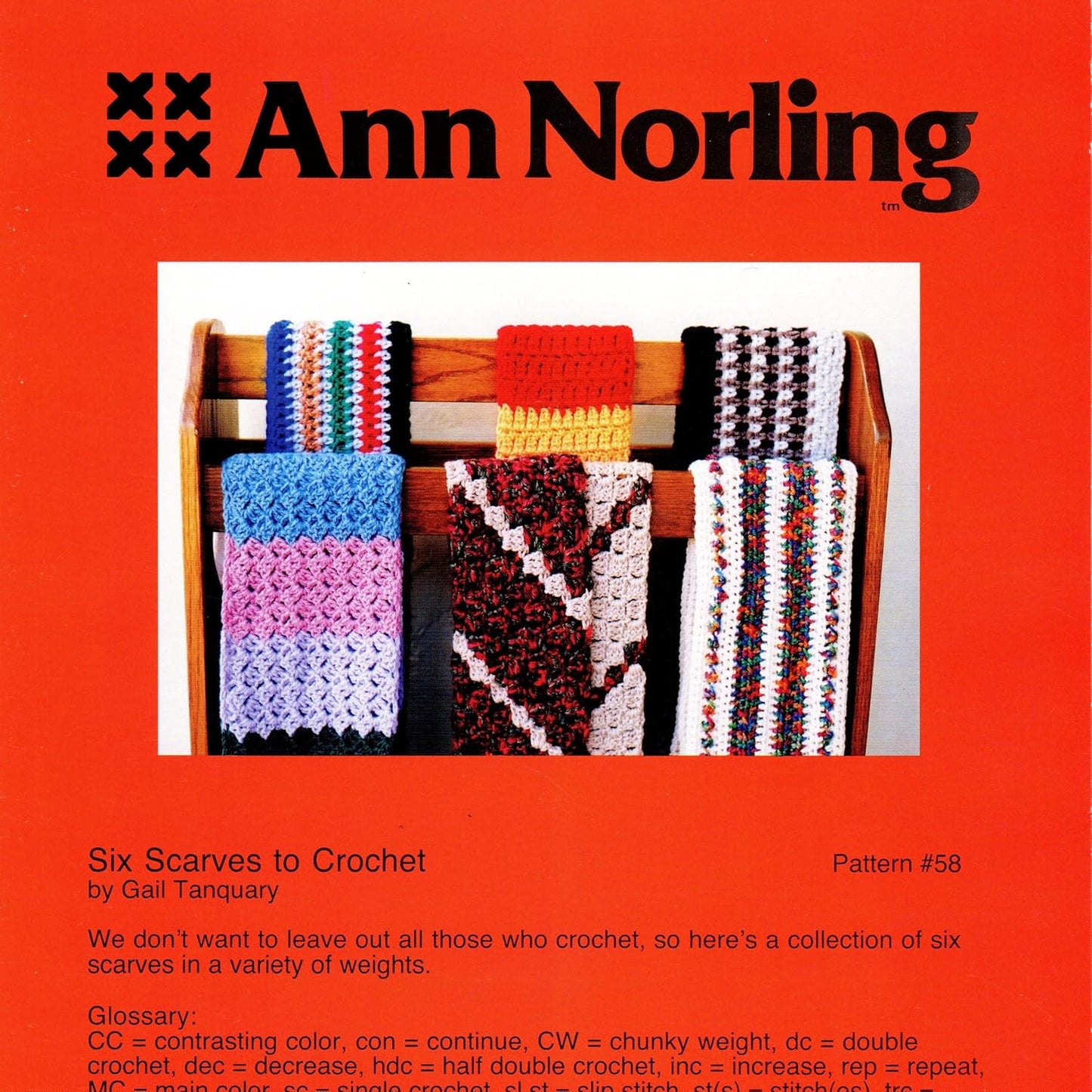 Ann Norling Pattern #58 Scarves to Crochet