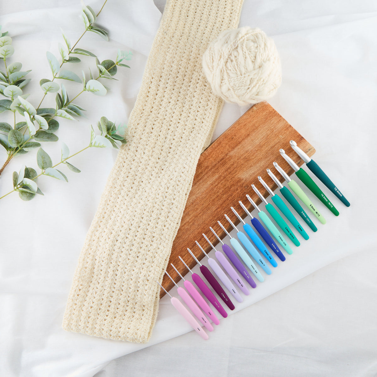 KnitPro Waves 2.0 single-ended crochet hook