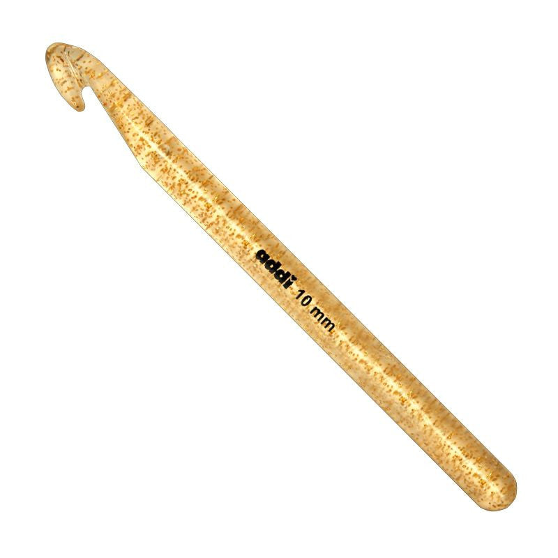 addi Champagne Gold Glitter Crochet Hook