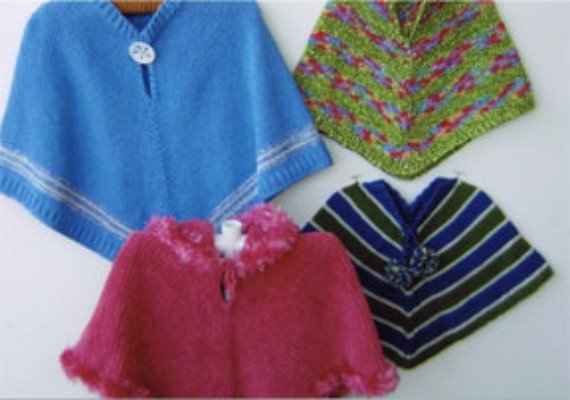 Ann Norling Pattern #64 Top Down Poncho