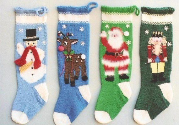 Ann Norling Pattern #1013 Knitted Christmas Stockings