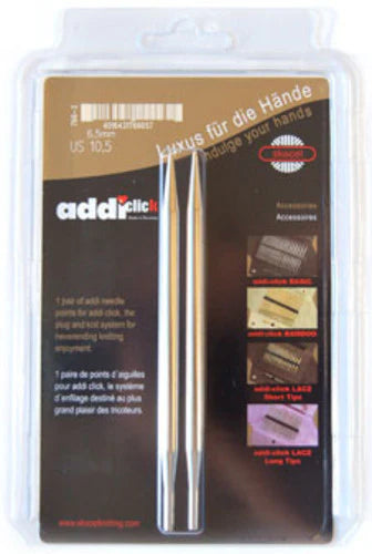 addi Click Interchangeable Knitting Needle Tips Standard Rocket (Long) Lace Set 5 in. (13cm) US 05 (3.75mm)