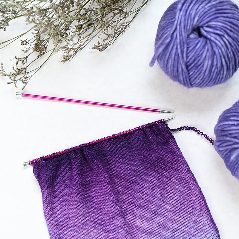 KnitPro Zing single point knitting needles