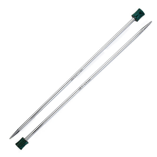 Knitter's Pride Nova Platina chrome single pointed knitting needles
