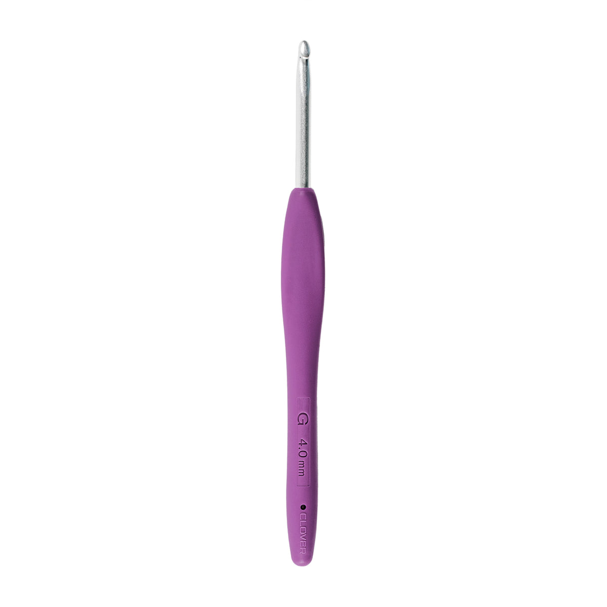 Clover 1045/G Purple Amour Crochet Hook, Size G, 4.0mm