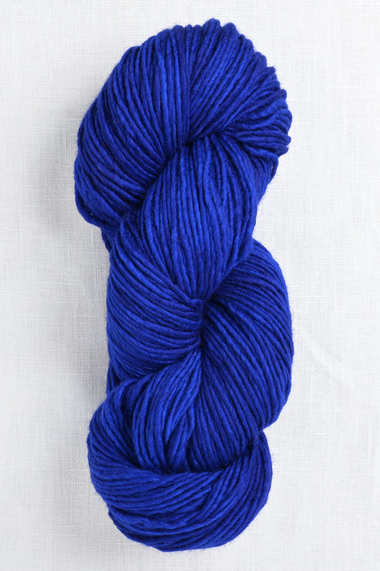 Worsted 80 azul-bolita skein