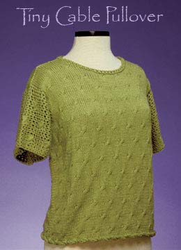 Tiny Cable Pullover 144 Vermont Fiber Pattern