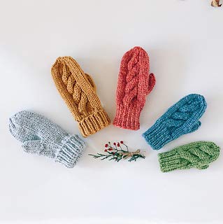 Yankee Knitter Designs #33 Piper Mittens