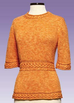 Cable Trim Pullover 175 Vermont Fiber Pattern