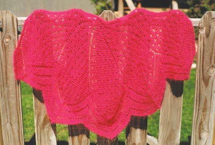Spiral Petal Shawl AC302 Oat Couture Knitting Pattern
