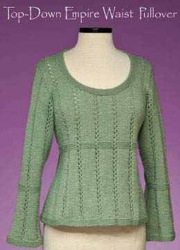 Top-Down Empire Waist Pullover 172 Vermont Fiber Pattern