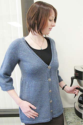 Neck Down Swing Cardigan 118 Knitting Pure & Simple