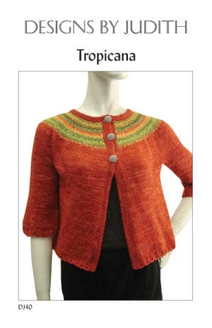 Manos Design Source Tropicana Designs Cardigan DJ40