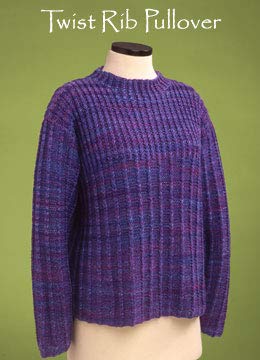 Twist Rib Pullover 141 Vermont Fiber Pattern