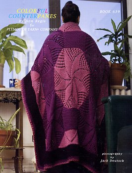 Plymouth 639 Colorful Counterpanes Knitting Pattern Book