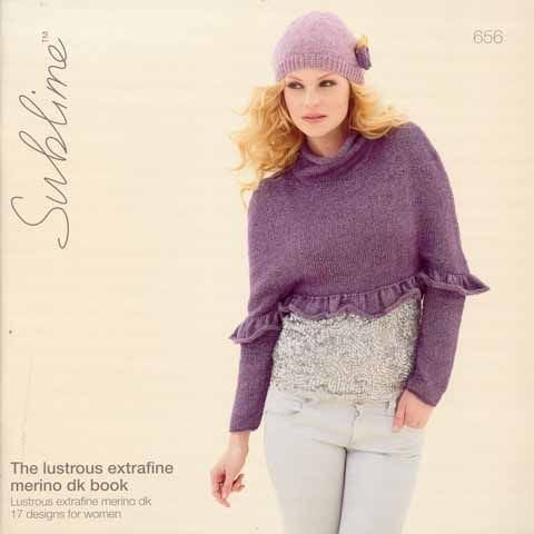 Sublime Pattern Book, 656 - Lustrous Extrafine Merino DK