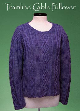 Tramline Cable Pullover 155 Vermont Fiber Pattern
