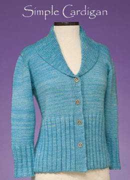 Simple Cardigan 168 Vermont Fiber Pattern