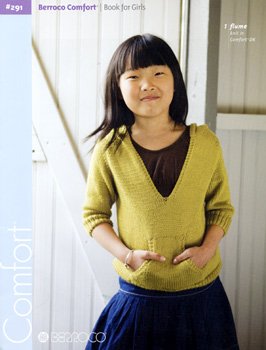 Berroco Comfort Book for Girls 291 pattern book cover