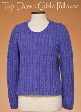 Top Down Cable Pullover 167 Vermont Fiber Pattern