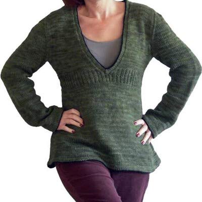 Tehtys Pullover Pattern FD79 Fiber Dreams