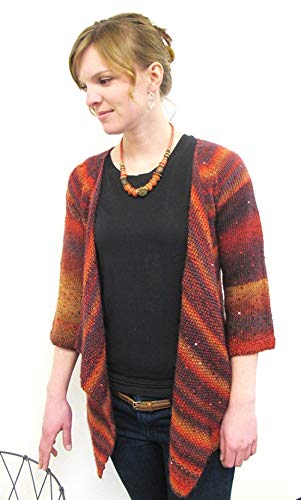Top Down Drape Front Cardi 1302 Knitting Pure & Simple