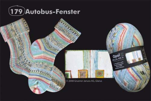 Opal Sock Yarn Hundertwasser 2101 School Bus Window