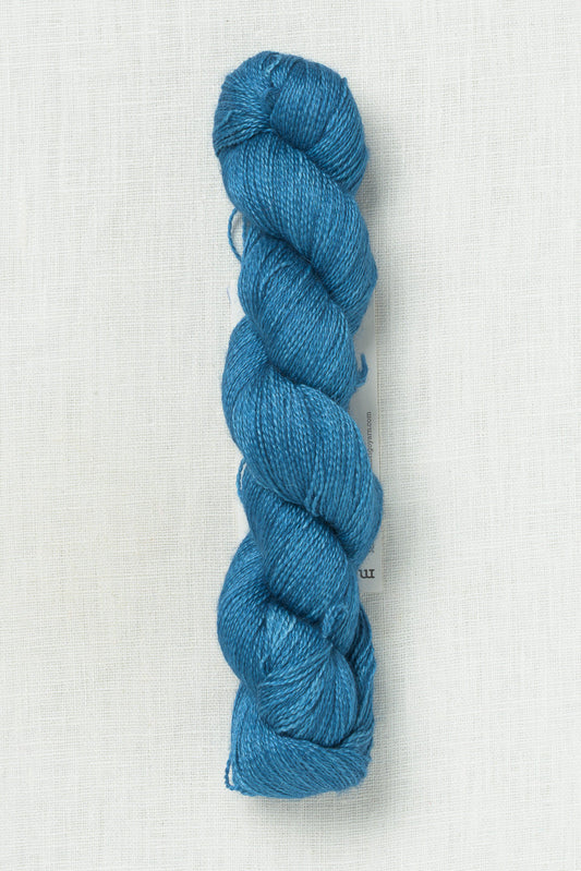 Malabrigo Baby Silkpaca Tuareg 098 Blue Alpaca Silk Lace Yarn