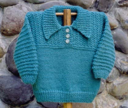 Polo Sweater-for Baby BB204 Oat Couture Pattern