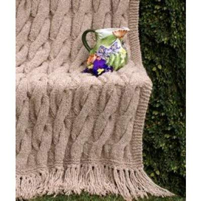 KS171 Cascading Cables Afghan in 5 Sizes Keep It Simple Patterns