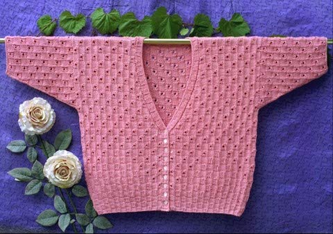 Cabin Fever #404 Check-Mate Cardigan by Deb Gemmell