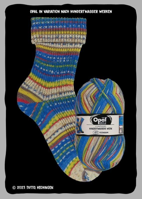 Opal Hunderwassers Werk Sock Yarn 04057 Rain Trees