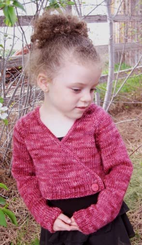 Girls Ballet Cardigan 109 Knitting Pure & Simple