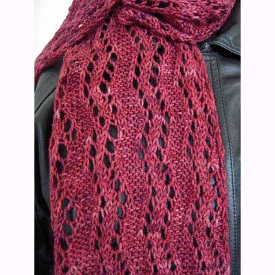 Quenington Lace Scarf Pattern FD37 Fiber Dreams