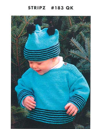 Stripz #183 Minnowknits Pattern