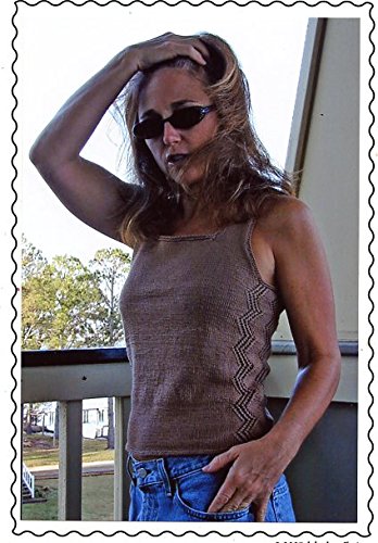 Dolce Handknits Knitting Pattern WSEI-0516 - Sebring Tank Top for Teens & Women Multicolor