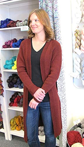 Top Down Long Open Cardigan 1405 Knitting Pure & Simple Pattern