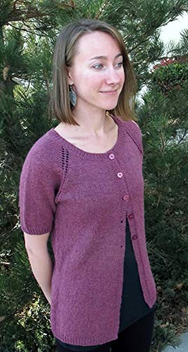 Top Down Lightweight Cardigan 123 Knitting Pure & Simple