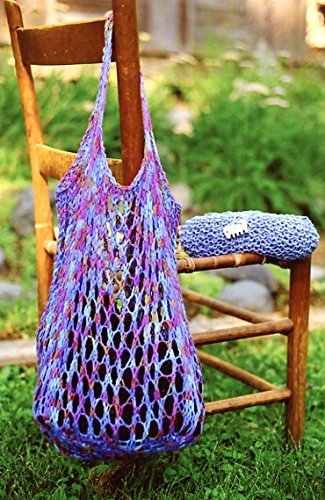 Stow-Away Shopping Bag - Oat Couture Knitting Pattern AC306