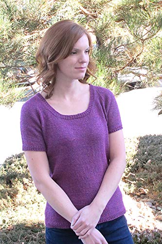 Top Down Lightweight T Shirt 1402 Knitting Pure & Simple Pattern