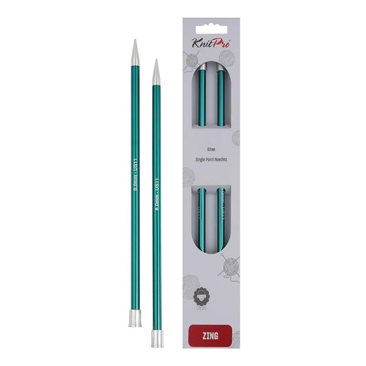 KnitPro Nova Single Pointed Needles 14" (35cm), US Size 11 (8mm)